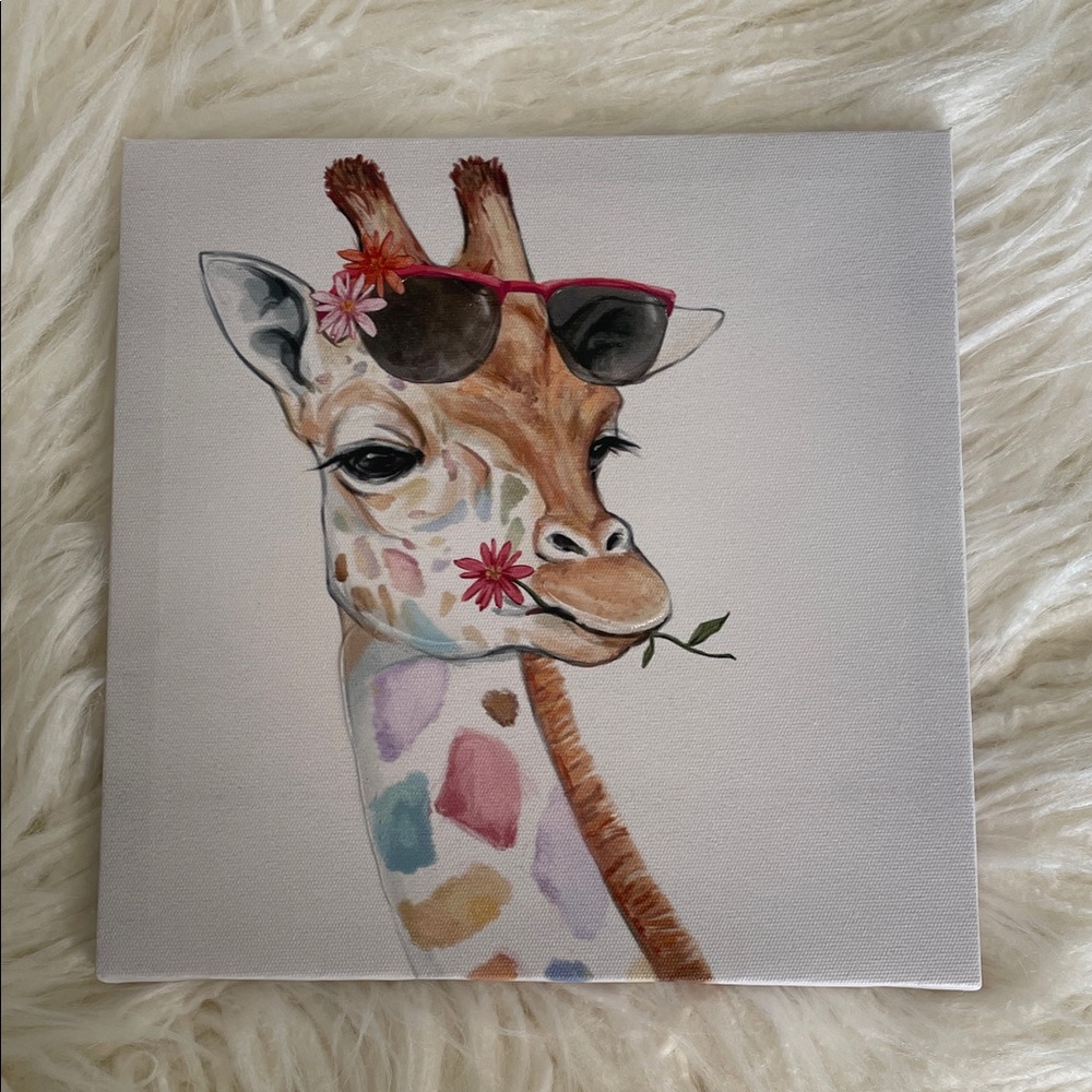 Giraffe Canvas Wall Decor